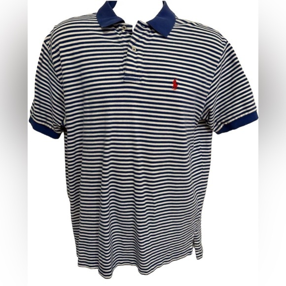 Men’s striped Polo shirt by Ralph Lauren‎ size L - Picture 2 of 4